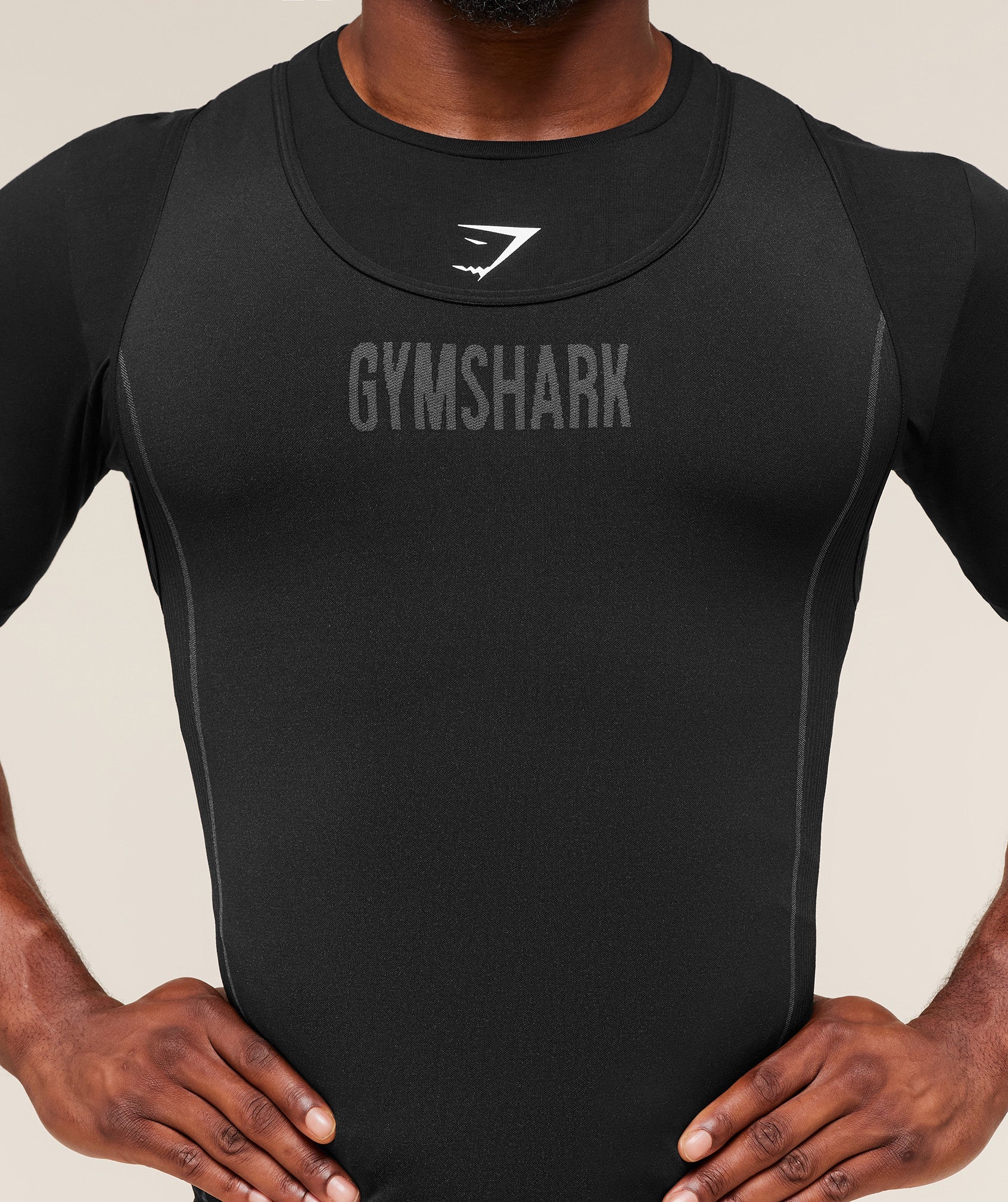 Seamless Singlet - Black/Pitch Grey — imagem 7