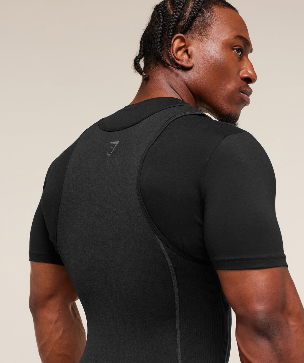 Seamless Singlet - Black/Pitch Grey — imagem 6