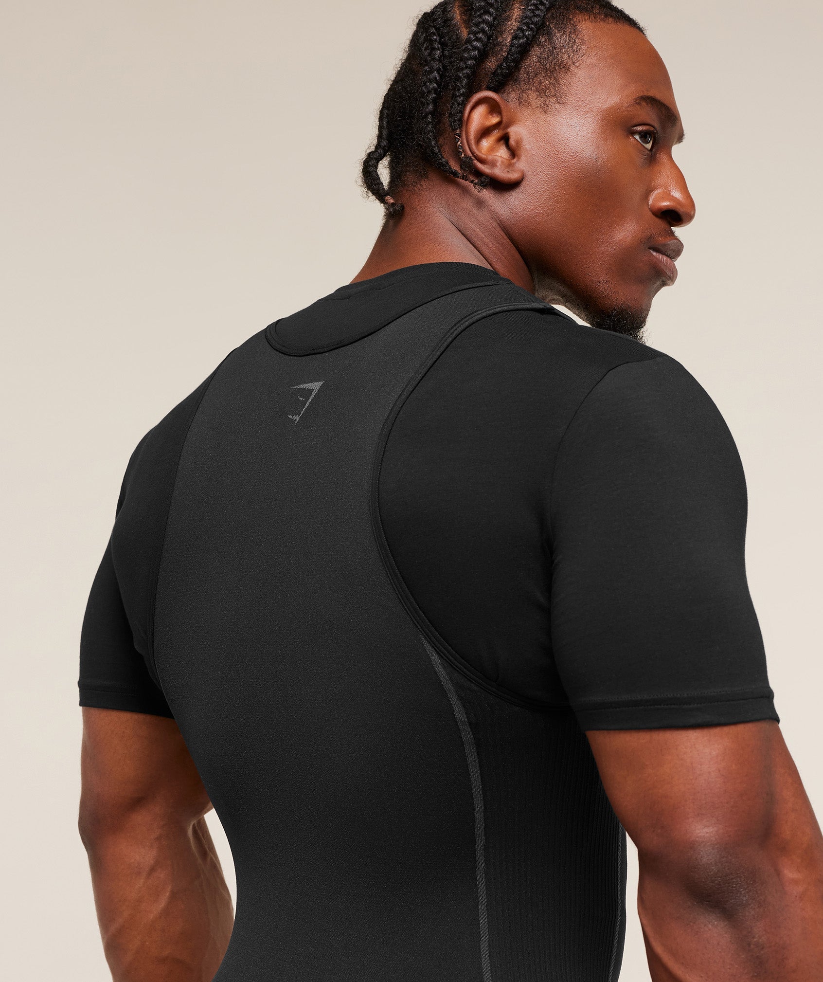 Seamless Singlet - Black/Pitch Grey — imagem 6