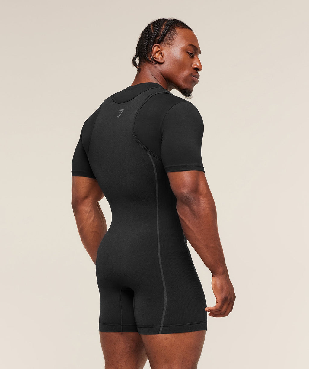 Seamless Singlet - Black/Pitch Grey — imagem 3