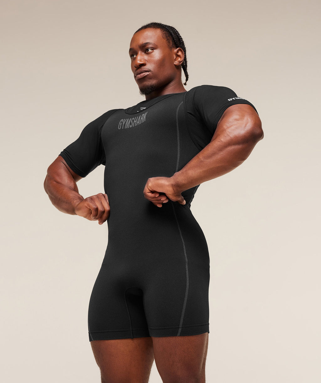 Seamless Singlet - Black/Pitch Grey — imagem 5