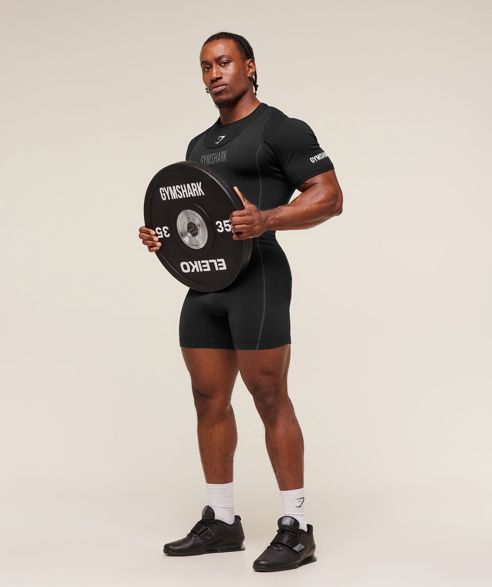 Seamless Singlet - Black/Pitch Grey — imagem 4