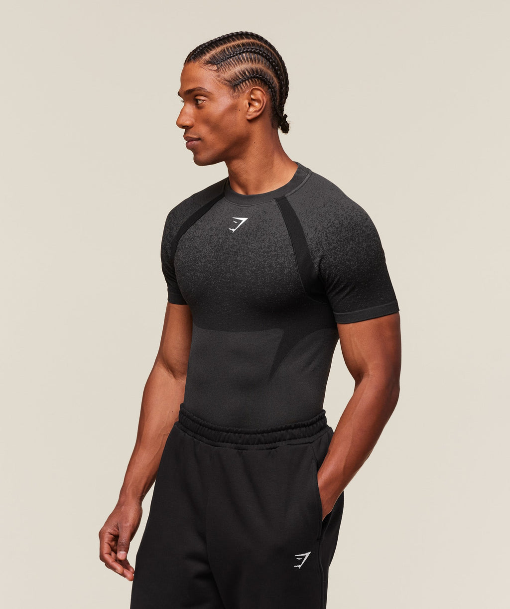 Shadow Seamless T Shirt - Black — imagem 3