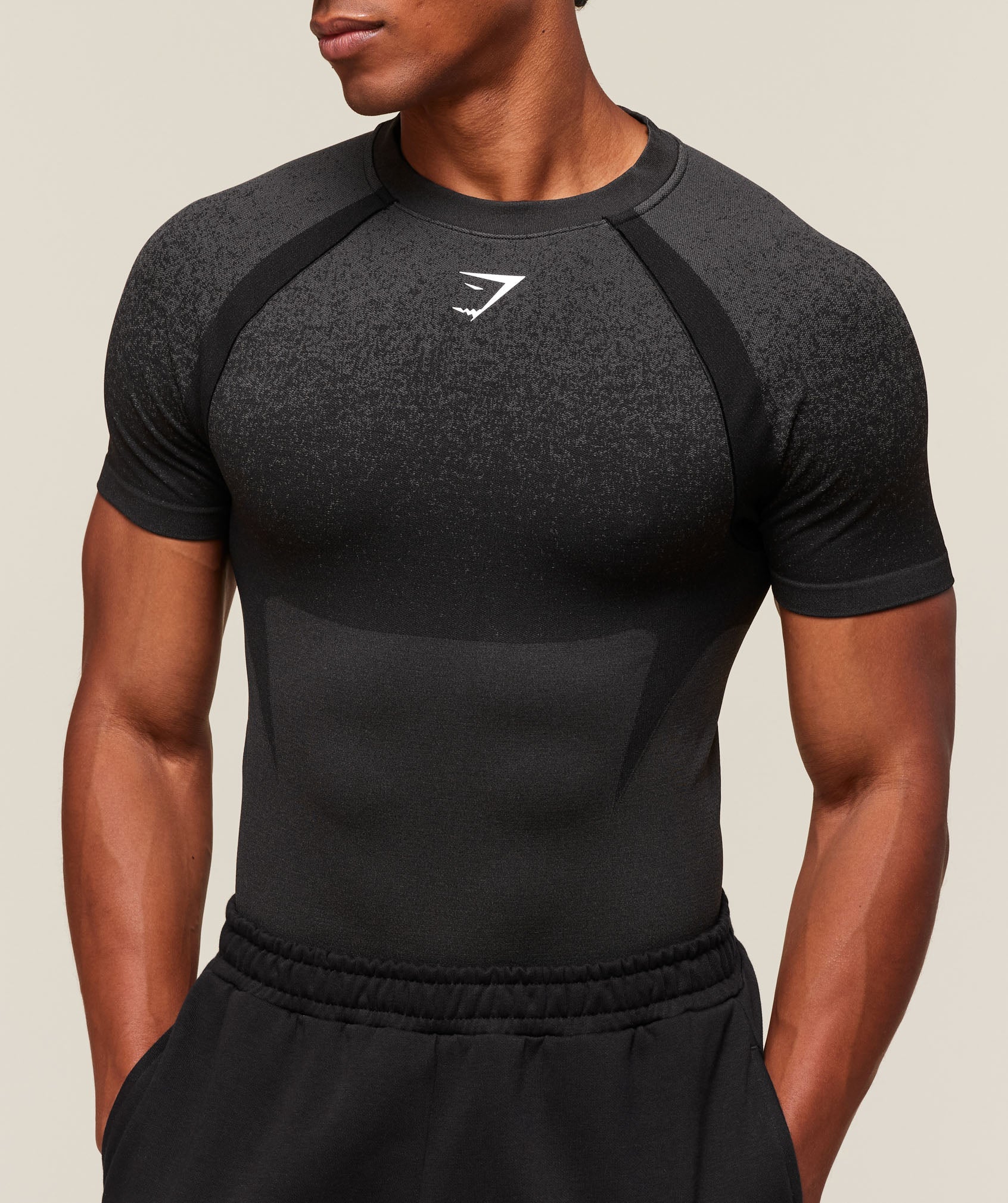 Shadow Seamless T Shirt - Black — imagem 4