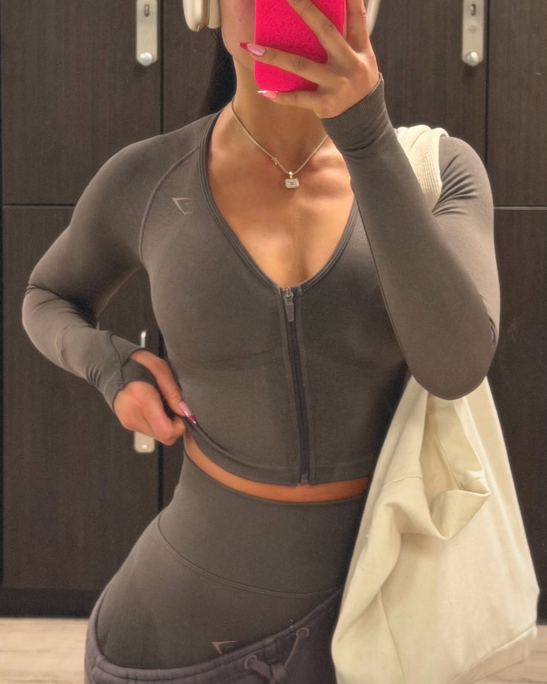 Lift Seamless Jacket - Cool Brown — imagem 6