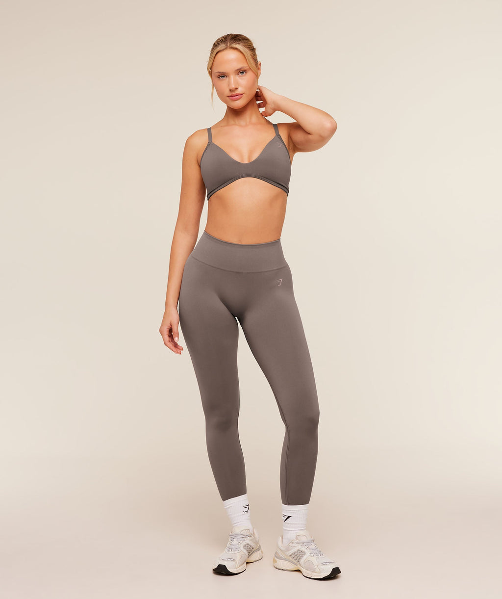 Soft Sculpt Leggings - Cool Brown — imagem 4