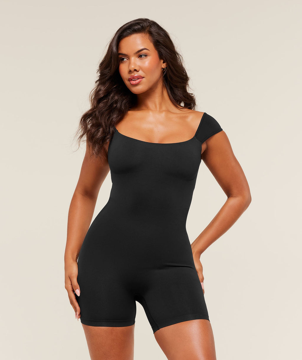 Soft Sculpt Cap Sleeve All-In-One - Black — imagem 1