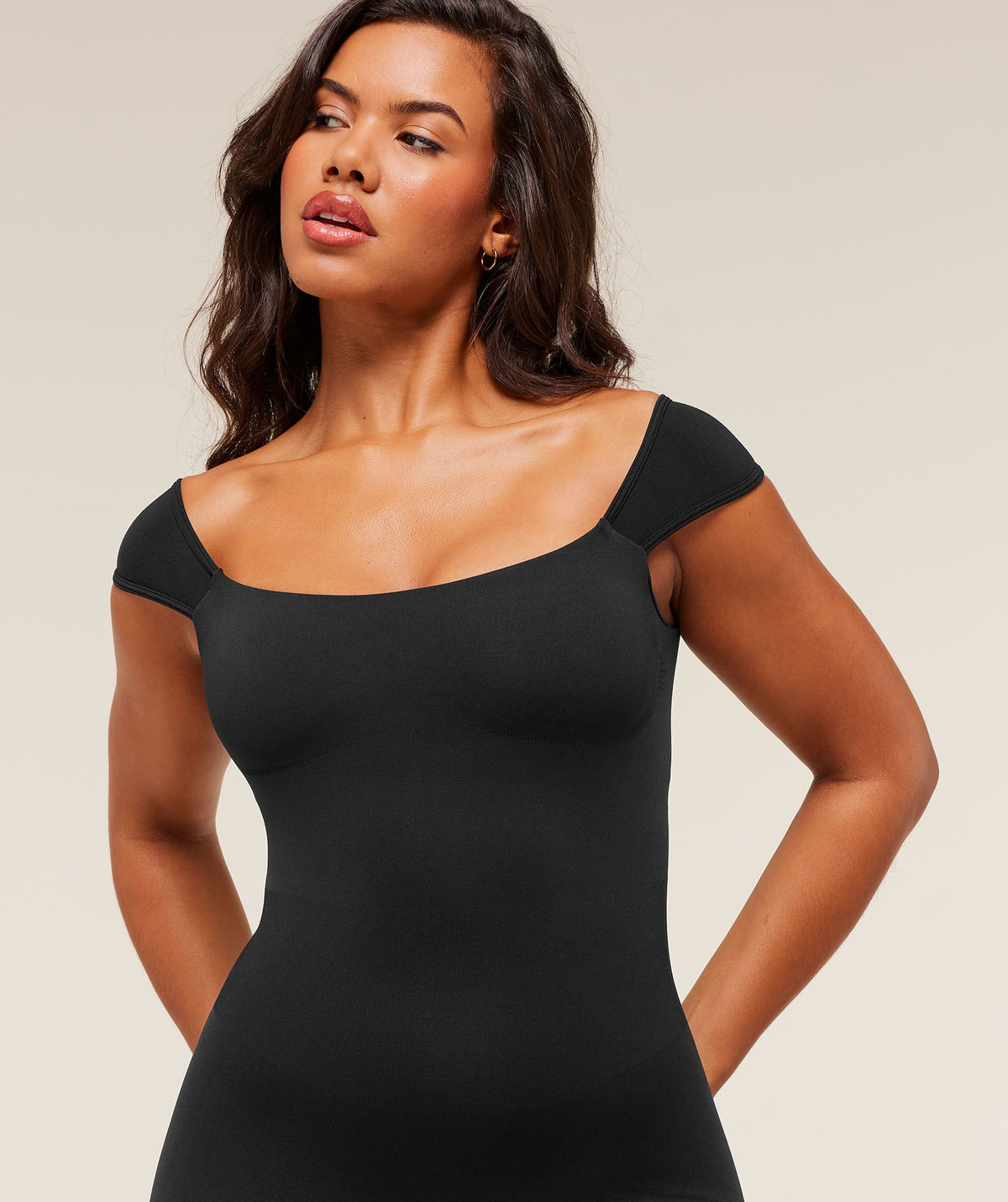 Soft Sculpt Cap Sleeve All-In-One - Black — imagem 6