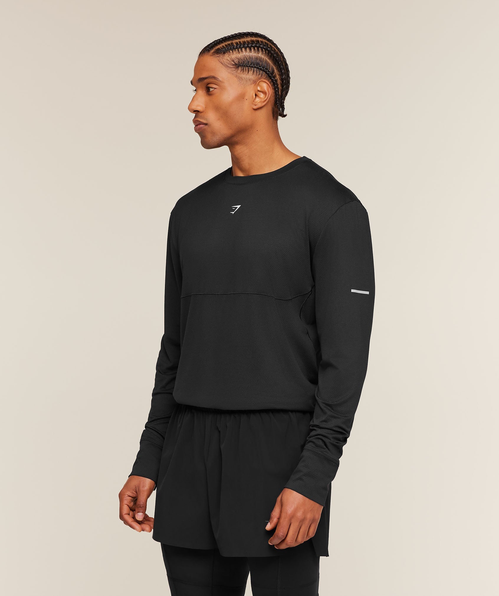Running Long Sleeve T-Shirt - Black — imagem 3