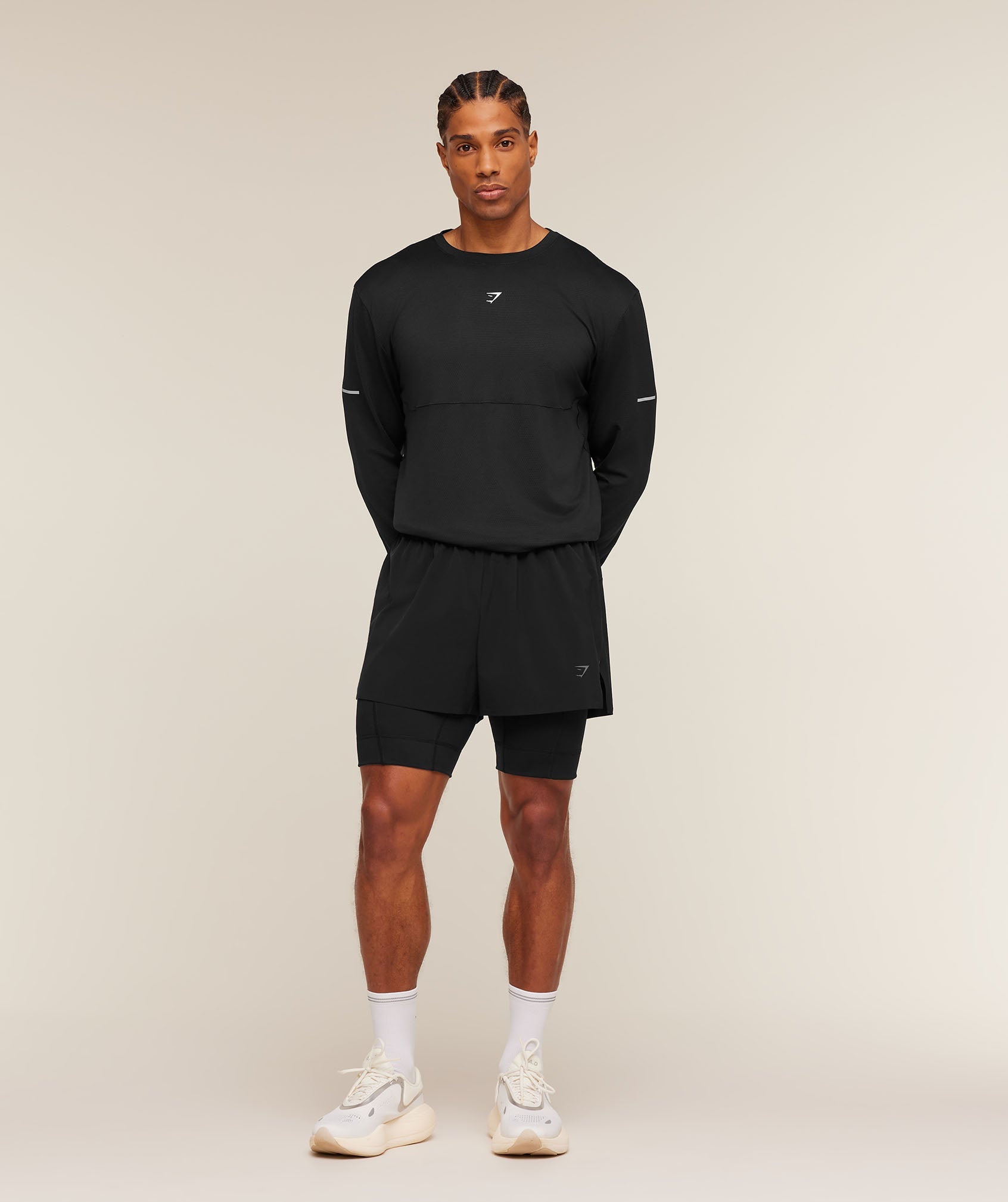 Running Long Sleeve T-Shirt - Black — imagem 7