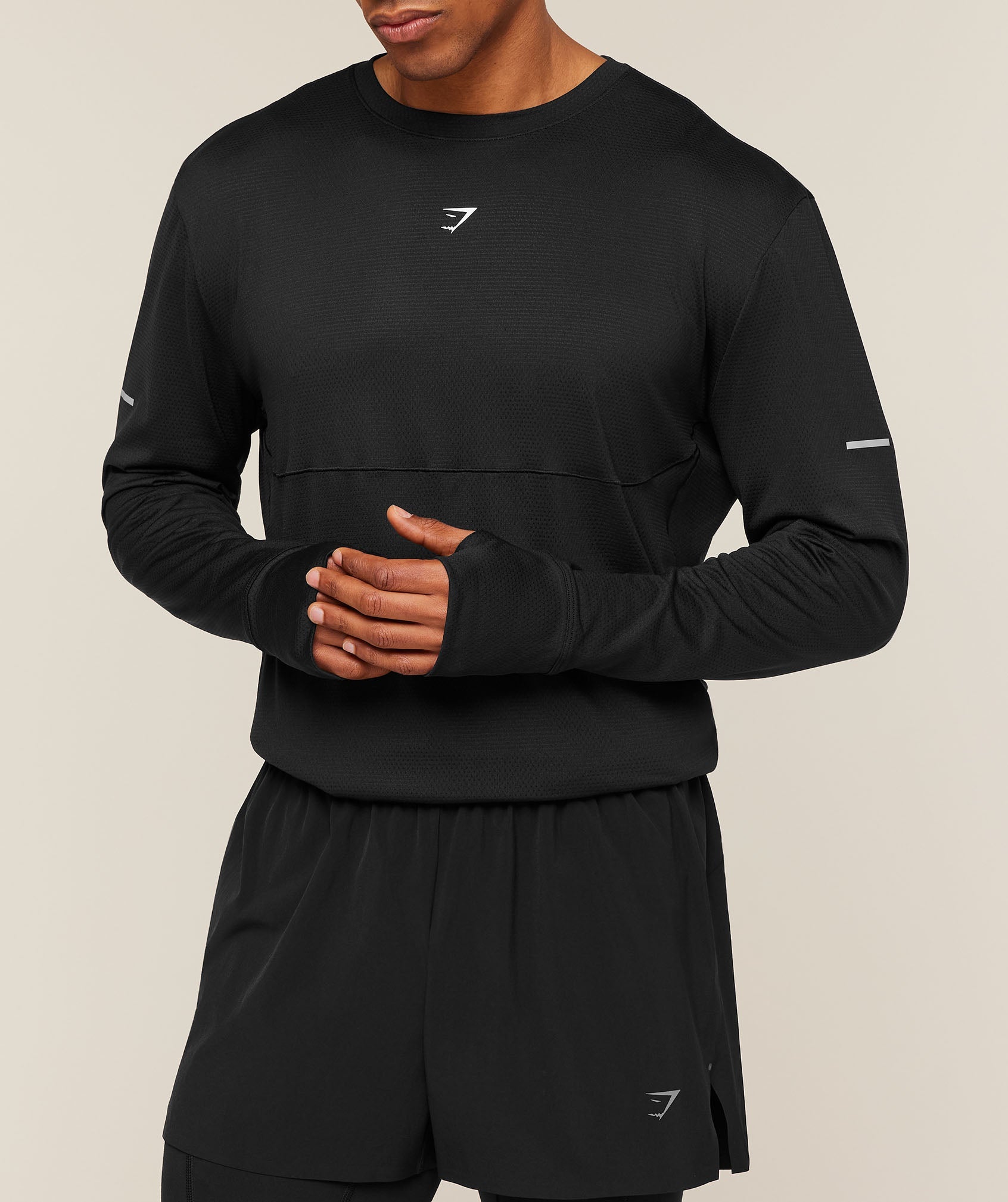 Running Long Sleeve T-Shirt - Black — imagem 5