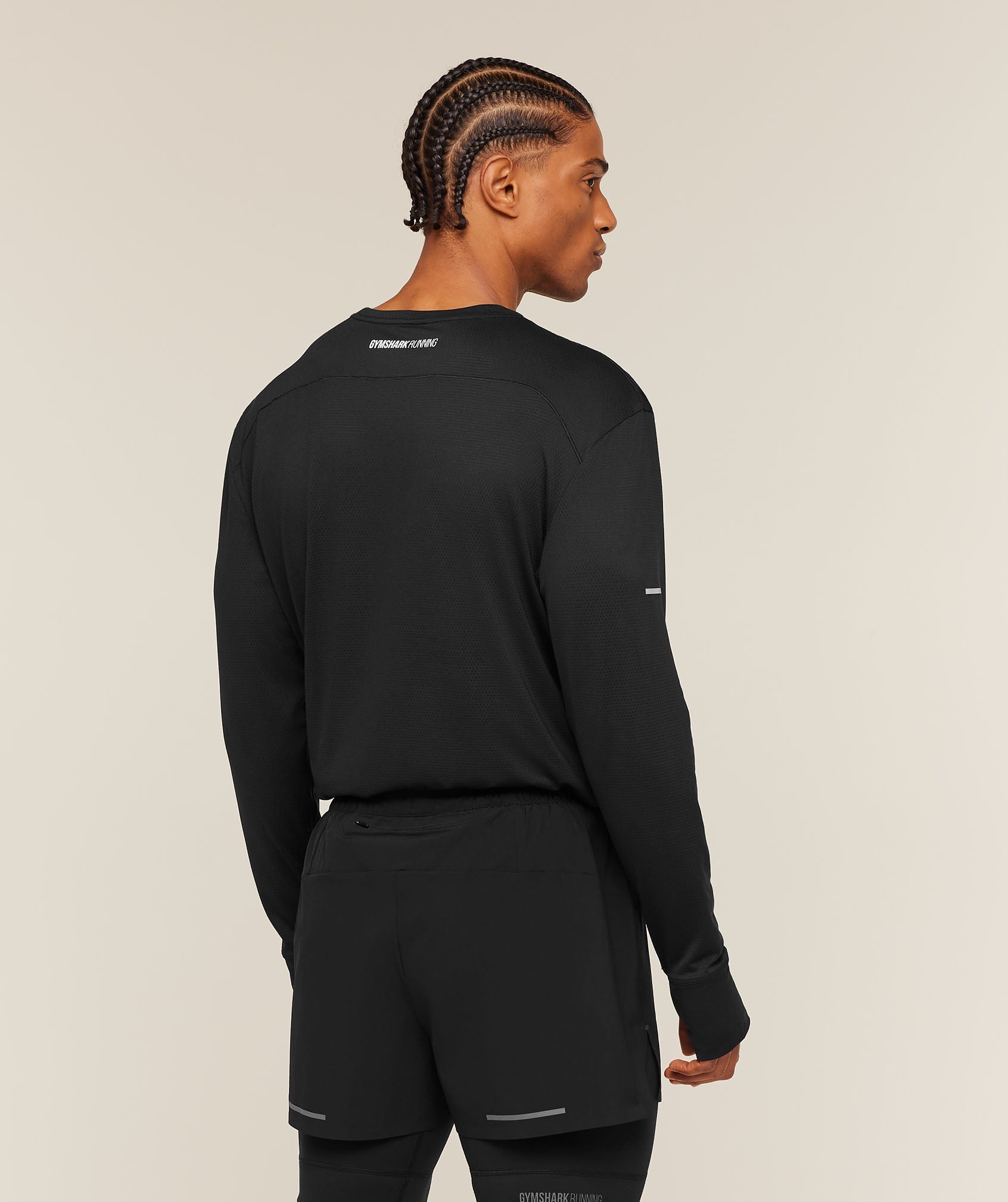 Running Long Sleeve T-Shirt - Black — imagem 2