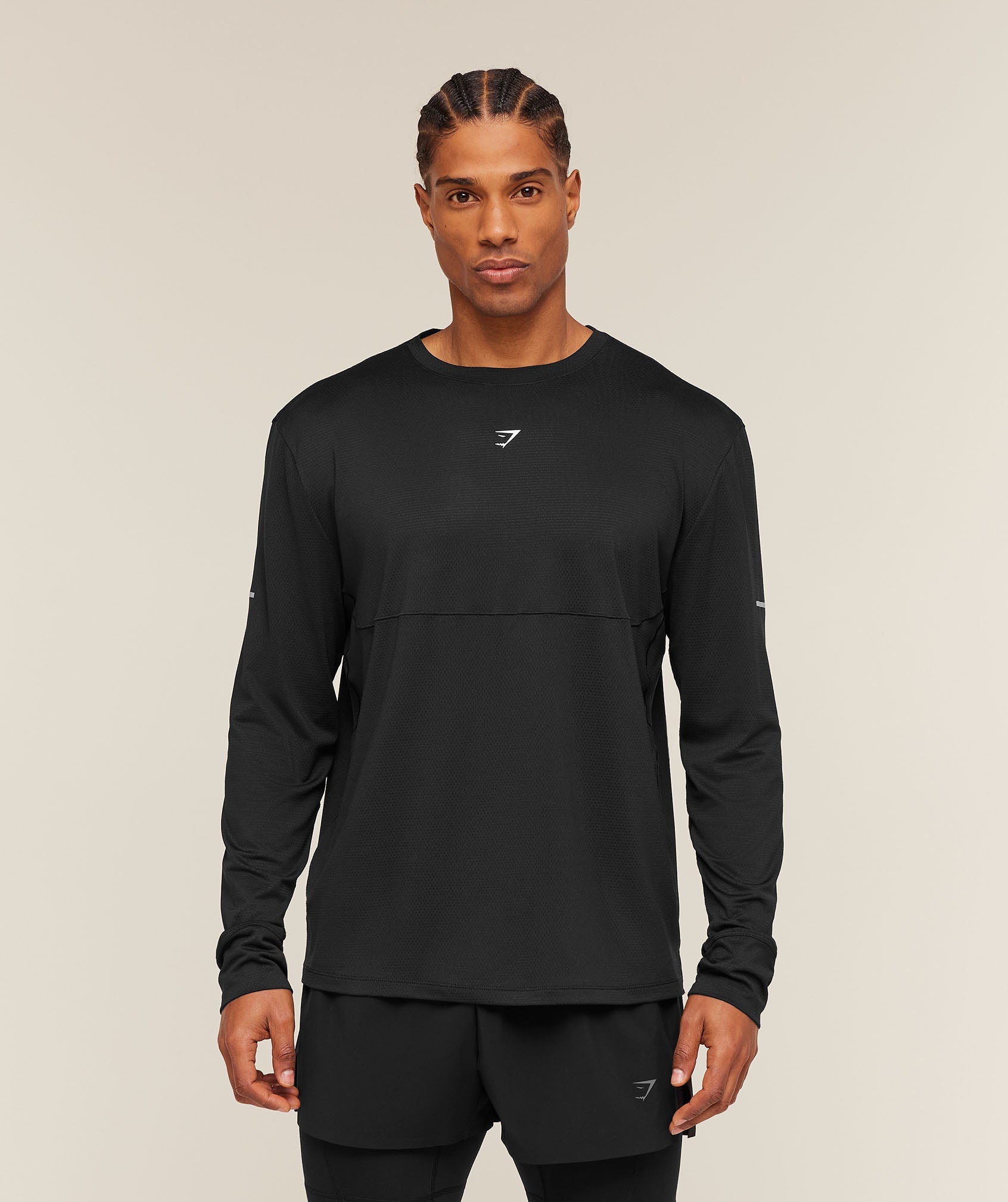Running Long Sleeve T-Shirt - Black — imagem 4