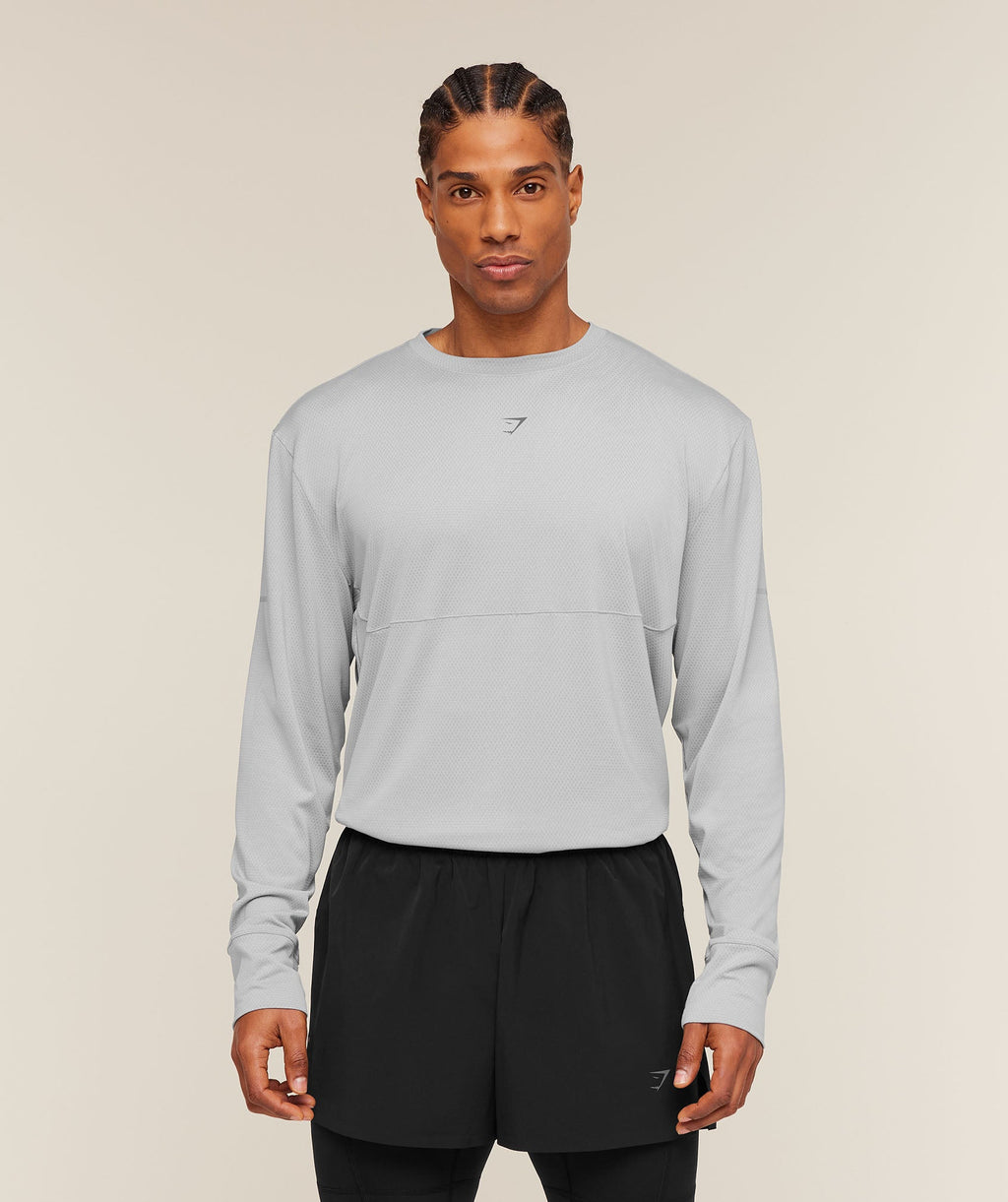 Running Long Sleeve T-Shirt - Stratus Grey — imagem 1