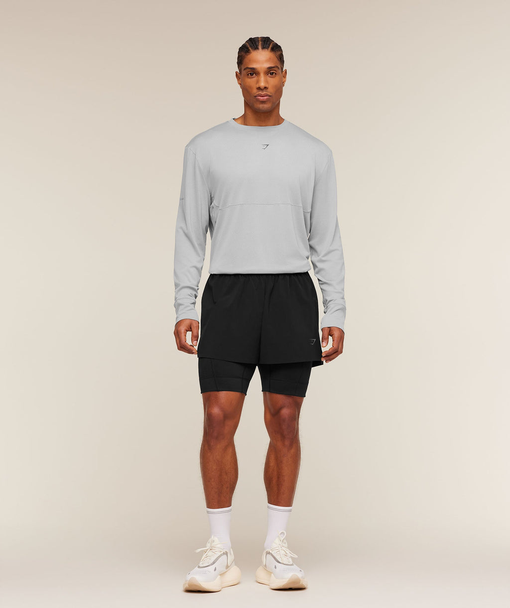 Running Long Sleeve T-Shirt - Stratus Grey — imagem 7