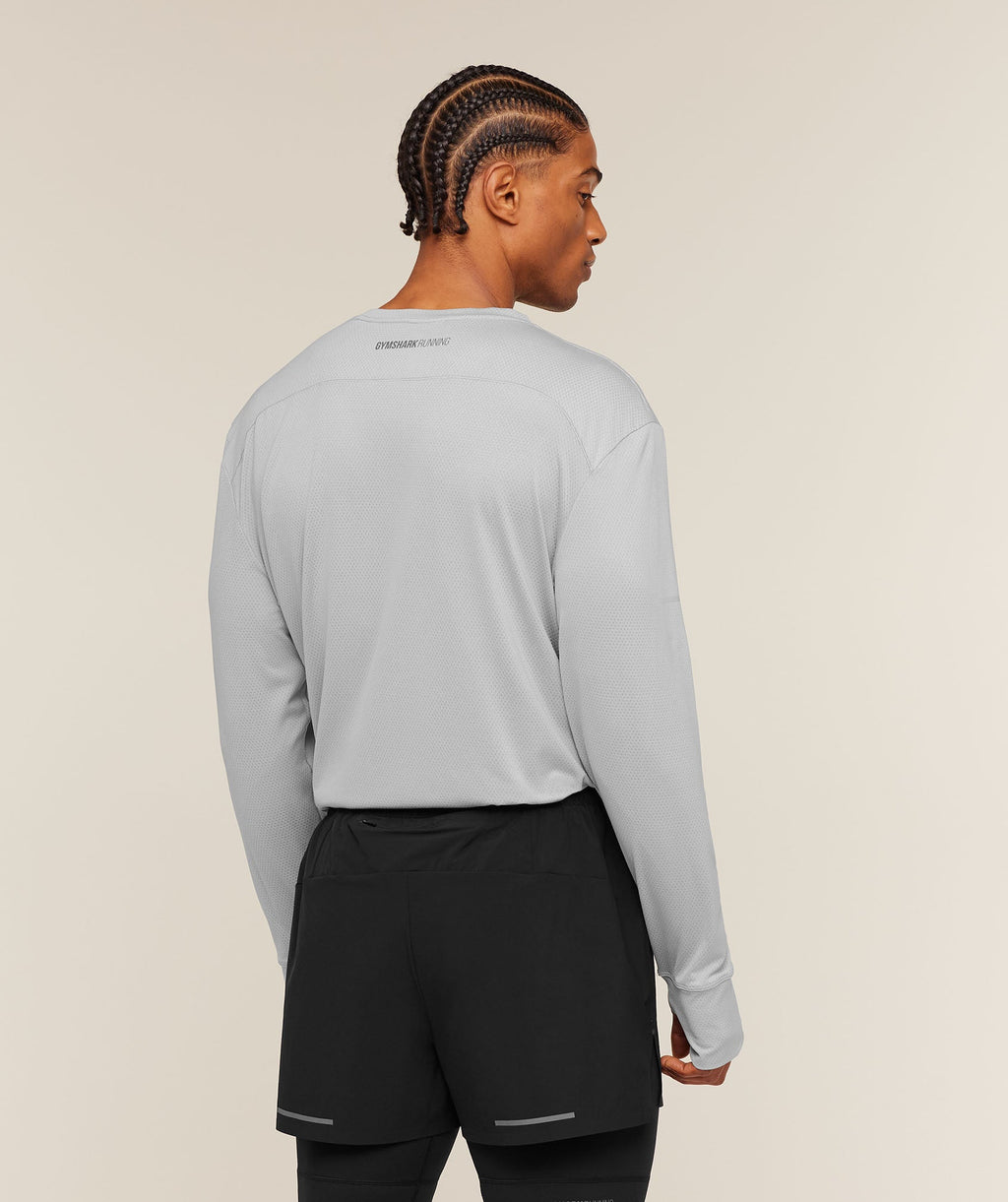 Running Long Sleeve T-Shirt - Stratus Grey — imagem 2