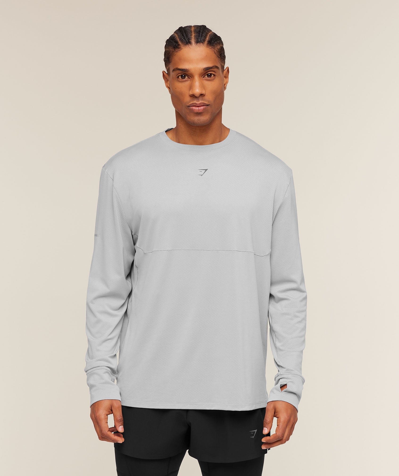 Running Long Sleeve T-Shirt - Stratus Grey — imagem 4