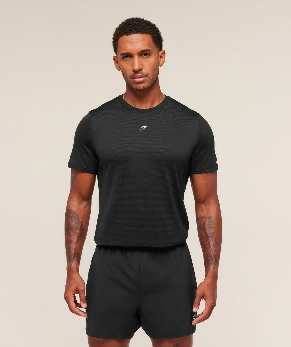 Running T-Shirt - Black — imagem 1