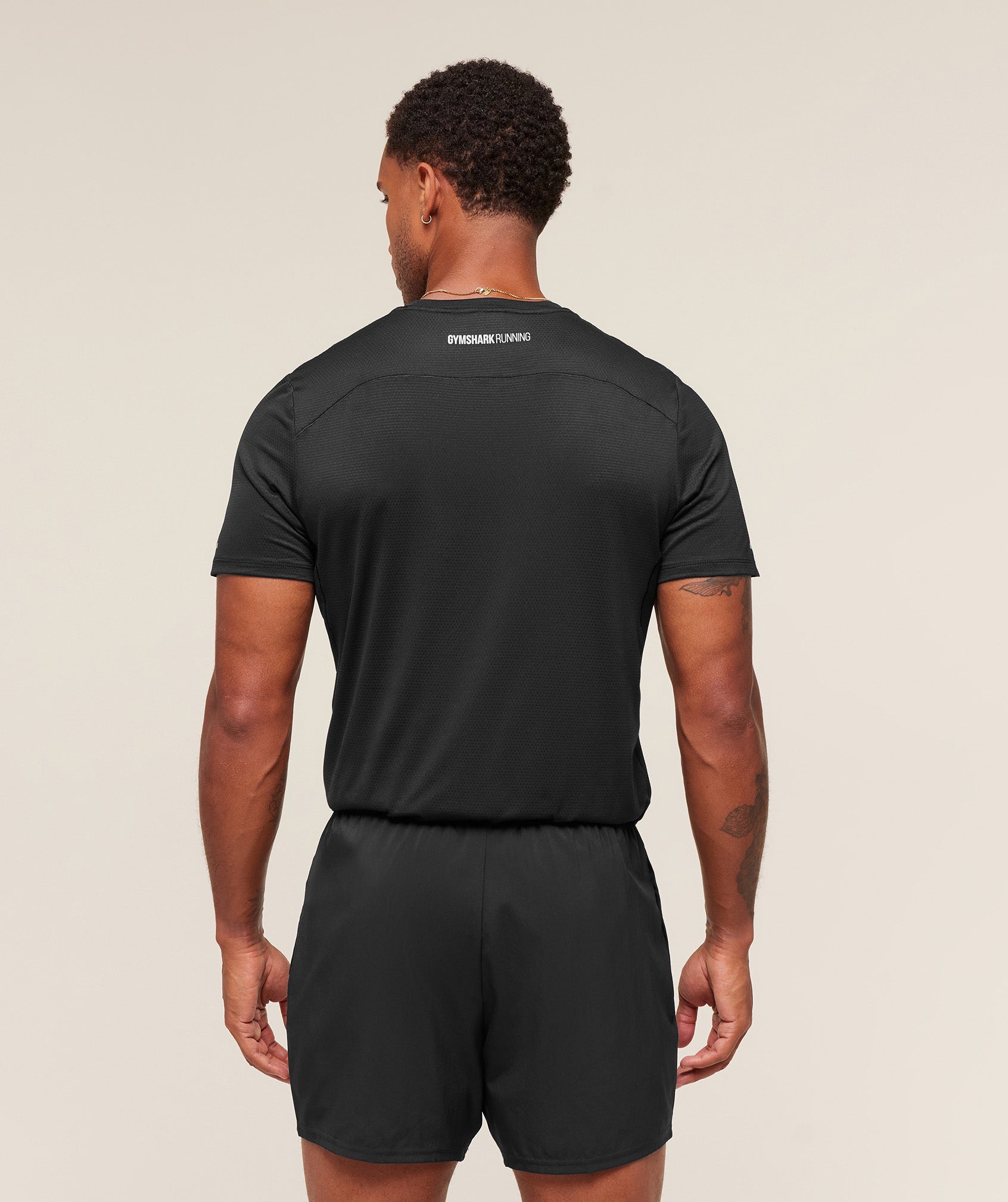 Running T-Shirt - Black — imagem 3
