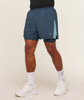 Sport 5" 2 in 1 Shorts - Stealth Blue/Storm Blue — imagem 1