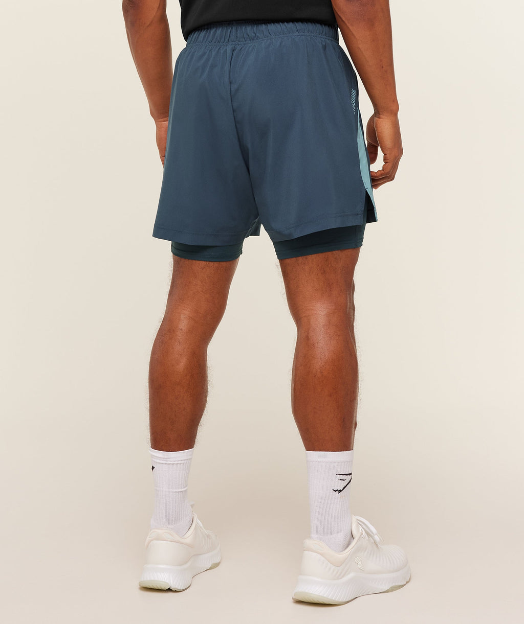 Sport 5" 2 in 1 Shorts - Stealth Blue/Storm Blue — imagem 3