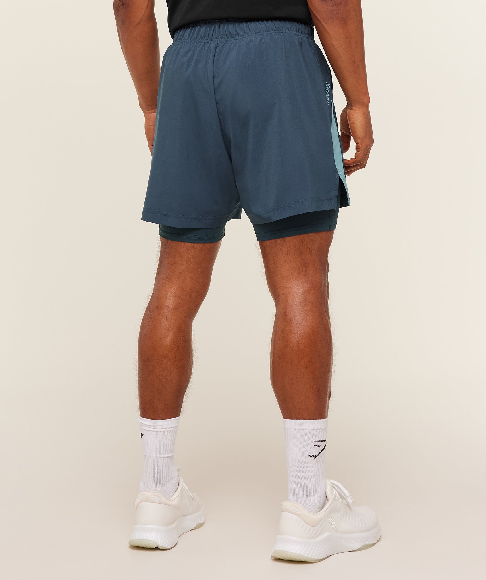 Sport 5" 2 in 1 Shorts - Stealth Blue/Storm Blue — imagem 3