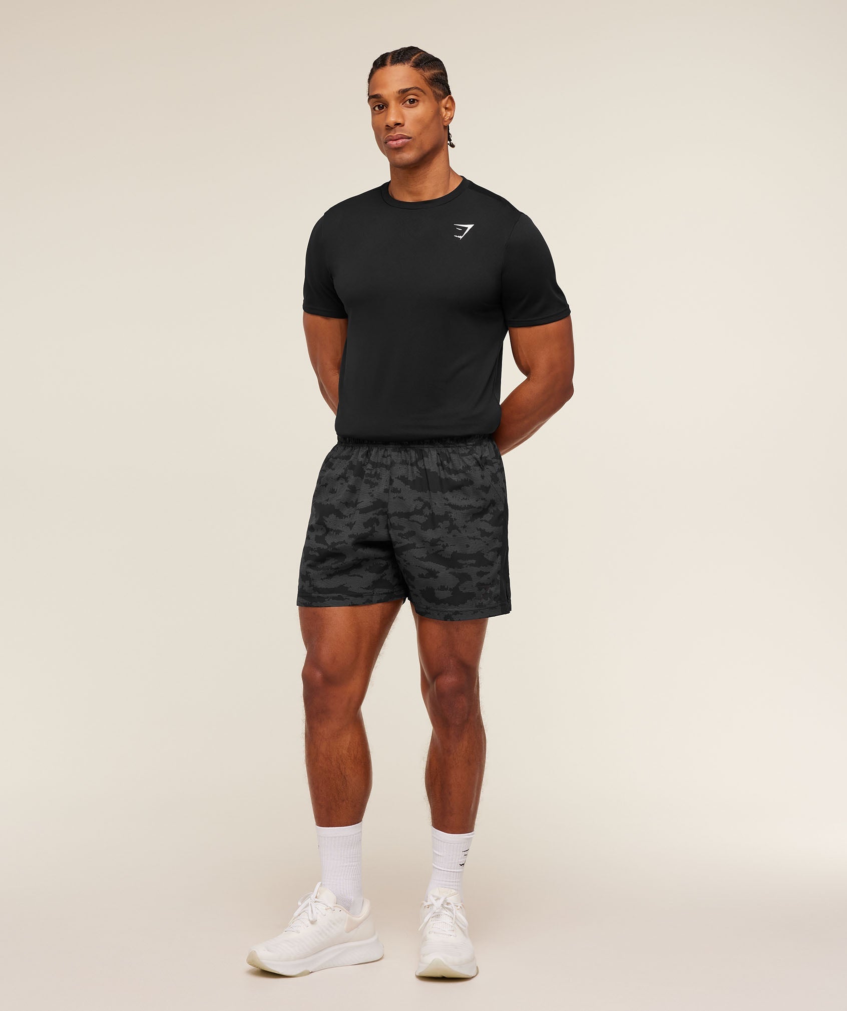 Sport 5" Shorts - Grey/Black — imagem 4