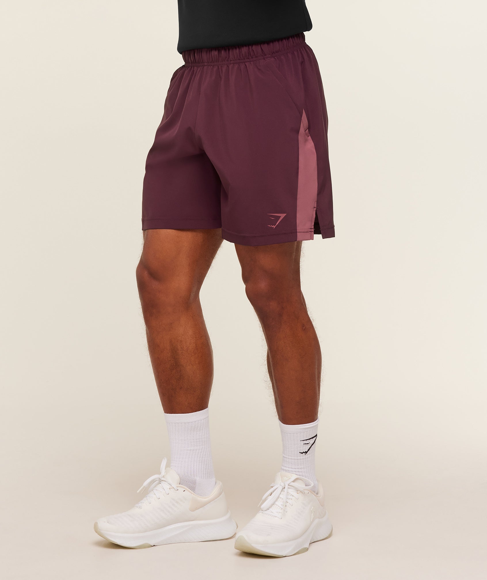 Sport 7" Shorts - Impact Burgundy/Reset Pink — imagem 1