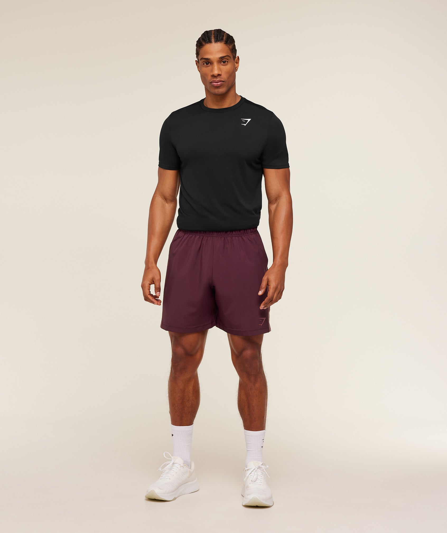 Sport 7" Shorts - Impact Burgundy/Reset Pink — imagem 4