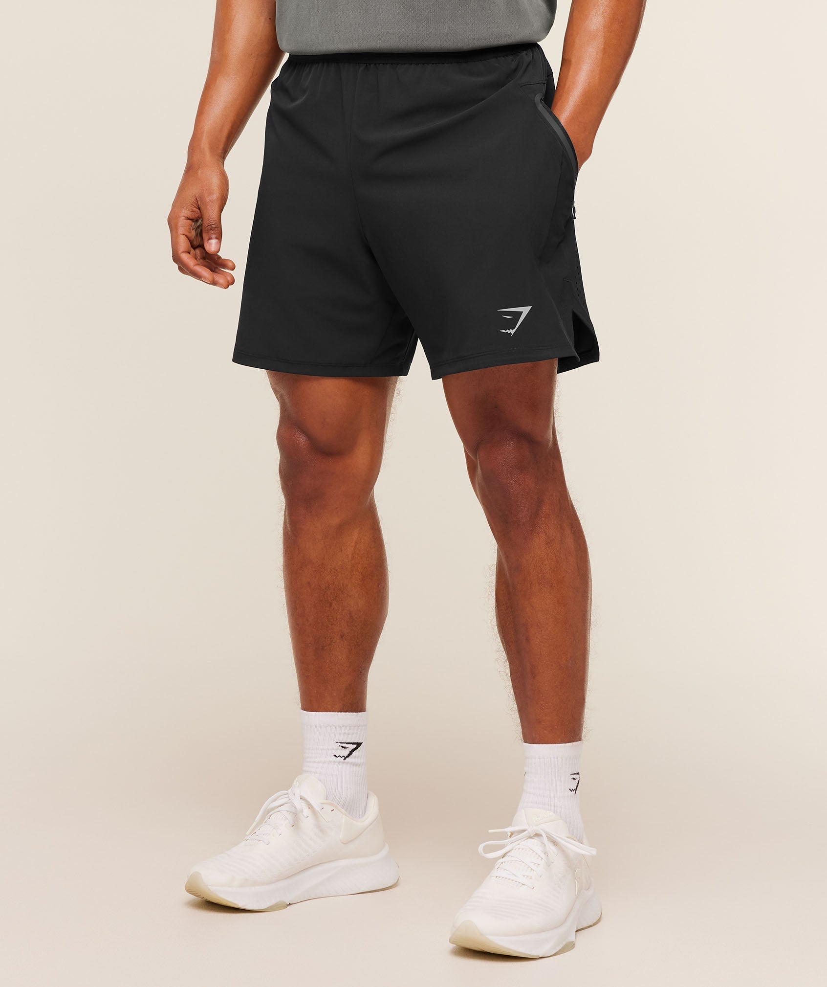 Sport Hybrid 6" Shorts - Black — imagem 1