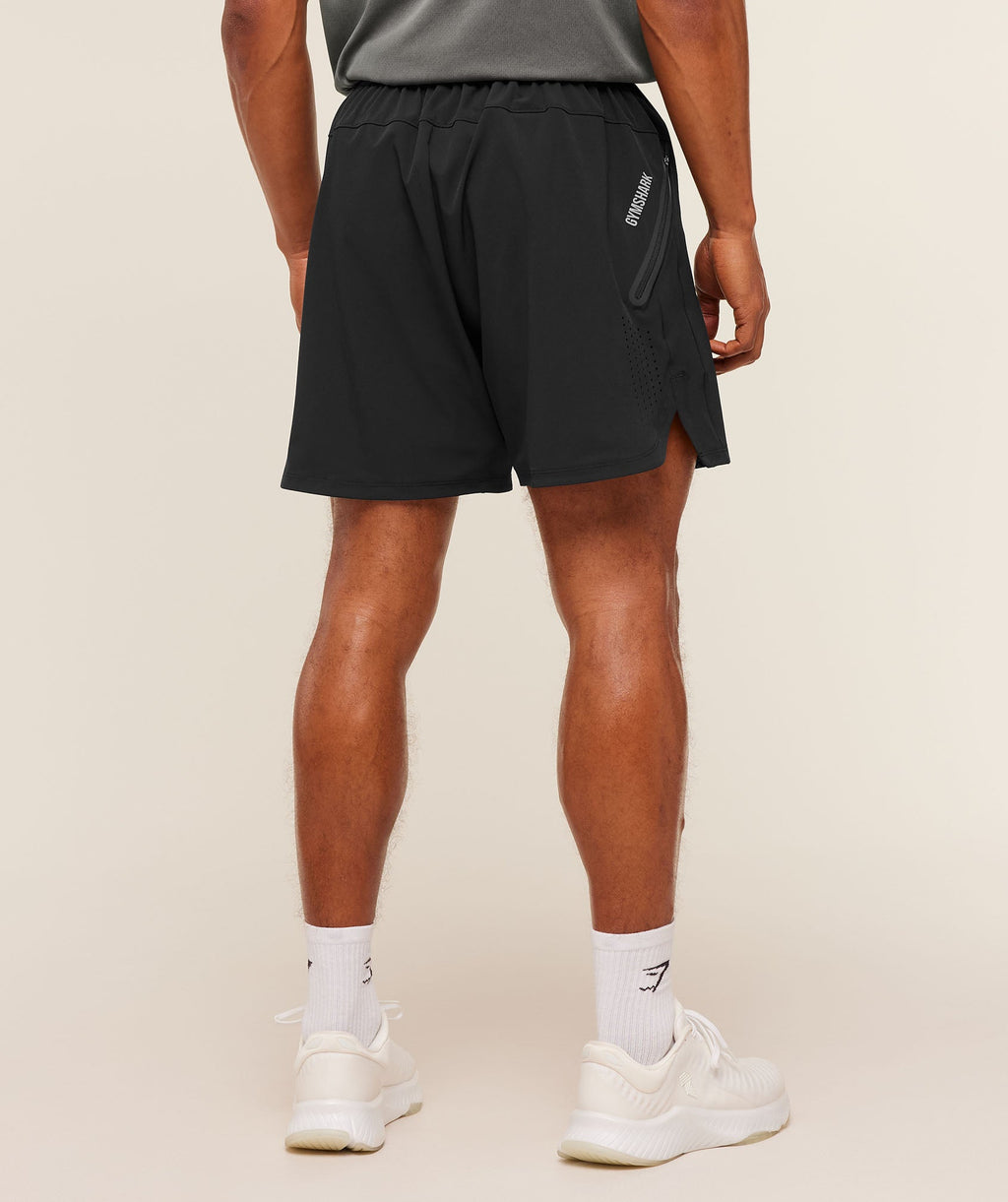 Sport Hybrid 6" Shorts - Black — imagem 3