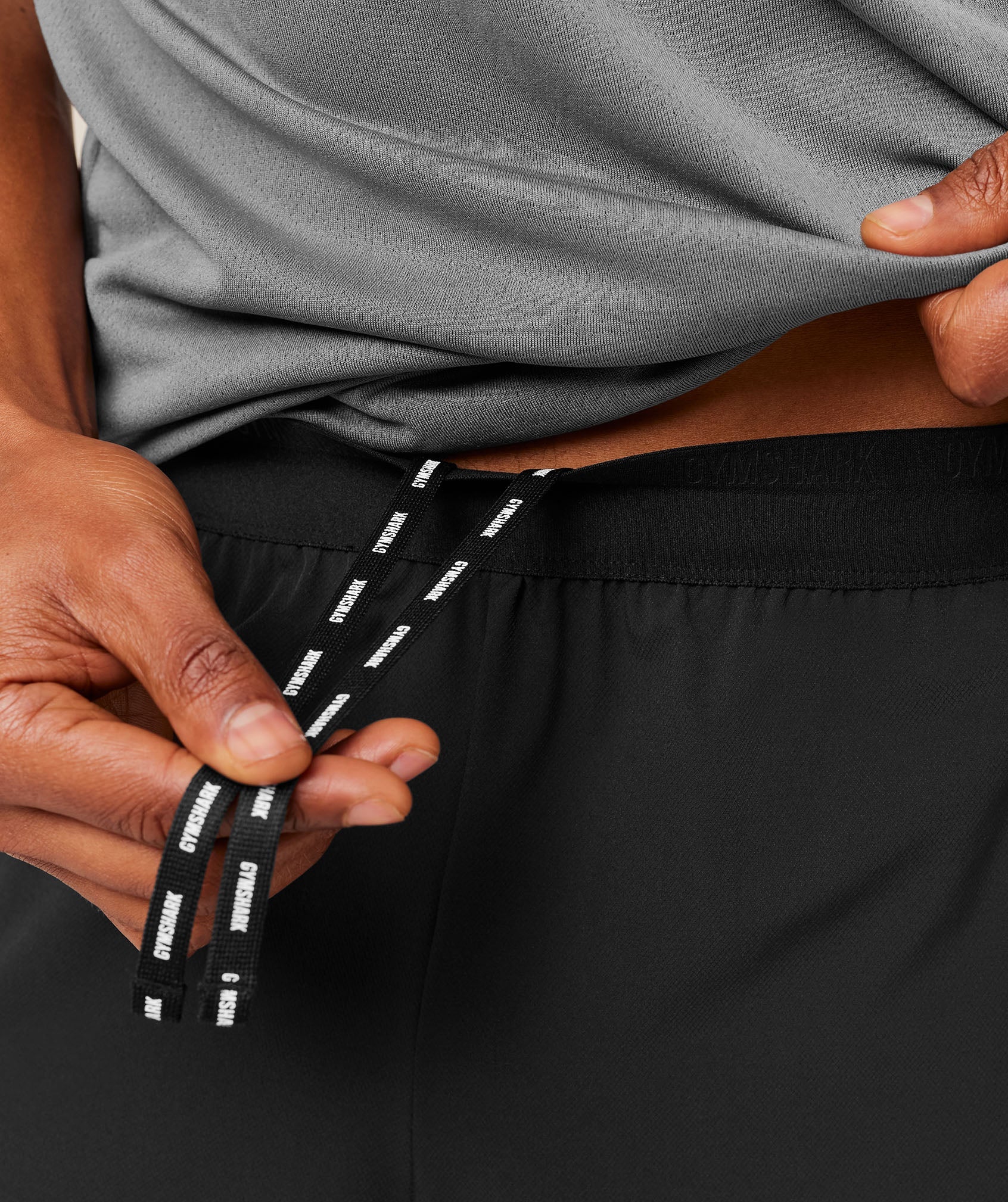 Sport Hybrid 6" Shorts - Black — imagem 7