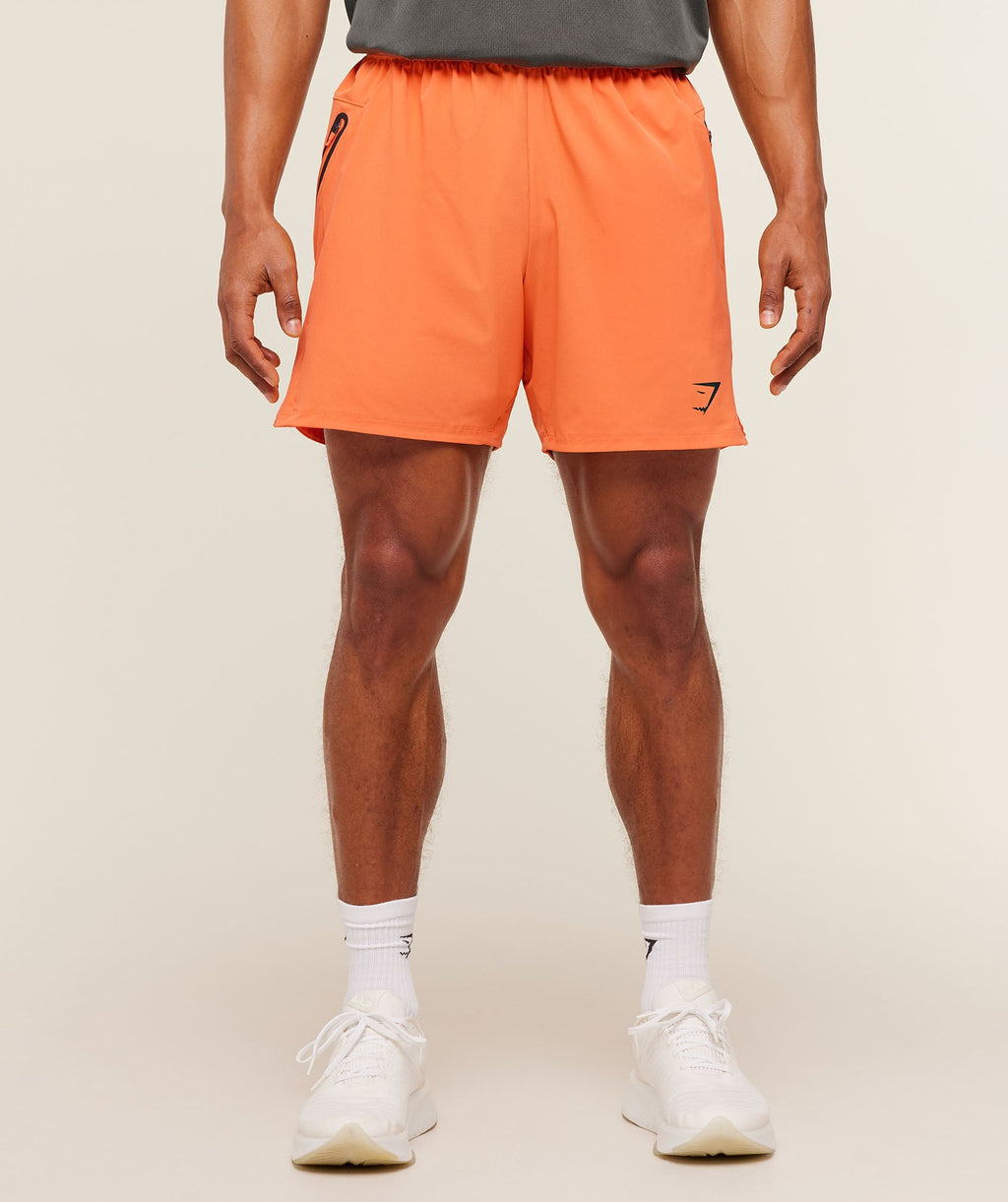 Sport Hybrid 6" Shorts - Dayglow Peach — imagem 2