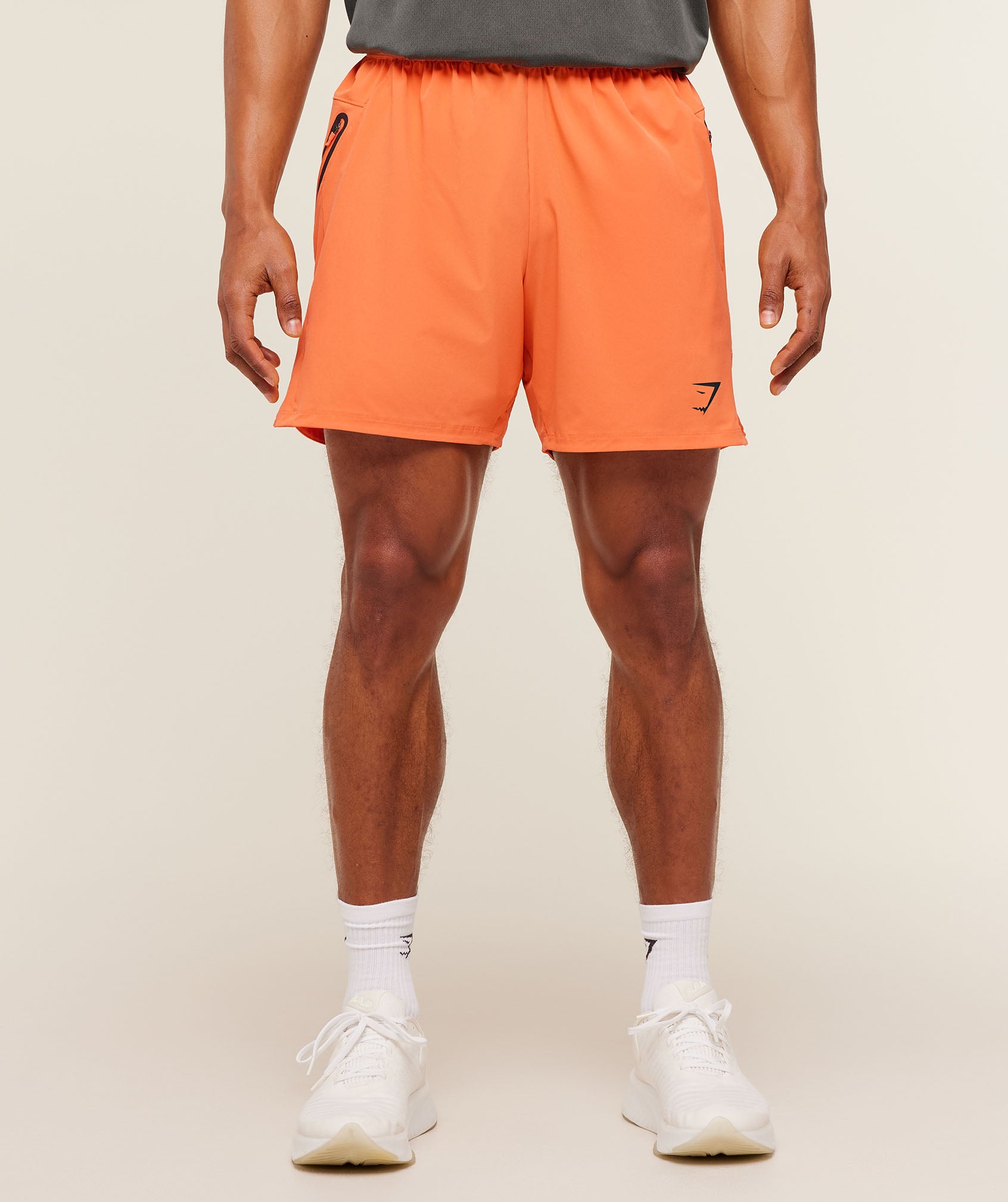 Sport Hybrid 6" Shorts - Dayglow Peach — imagem 2