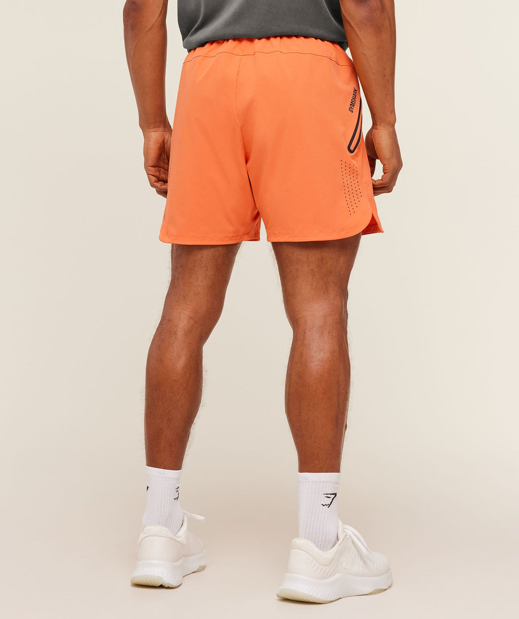 Sport Hybrid 6" Shorts - Dayglow Peach — imagem 3