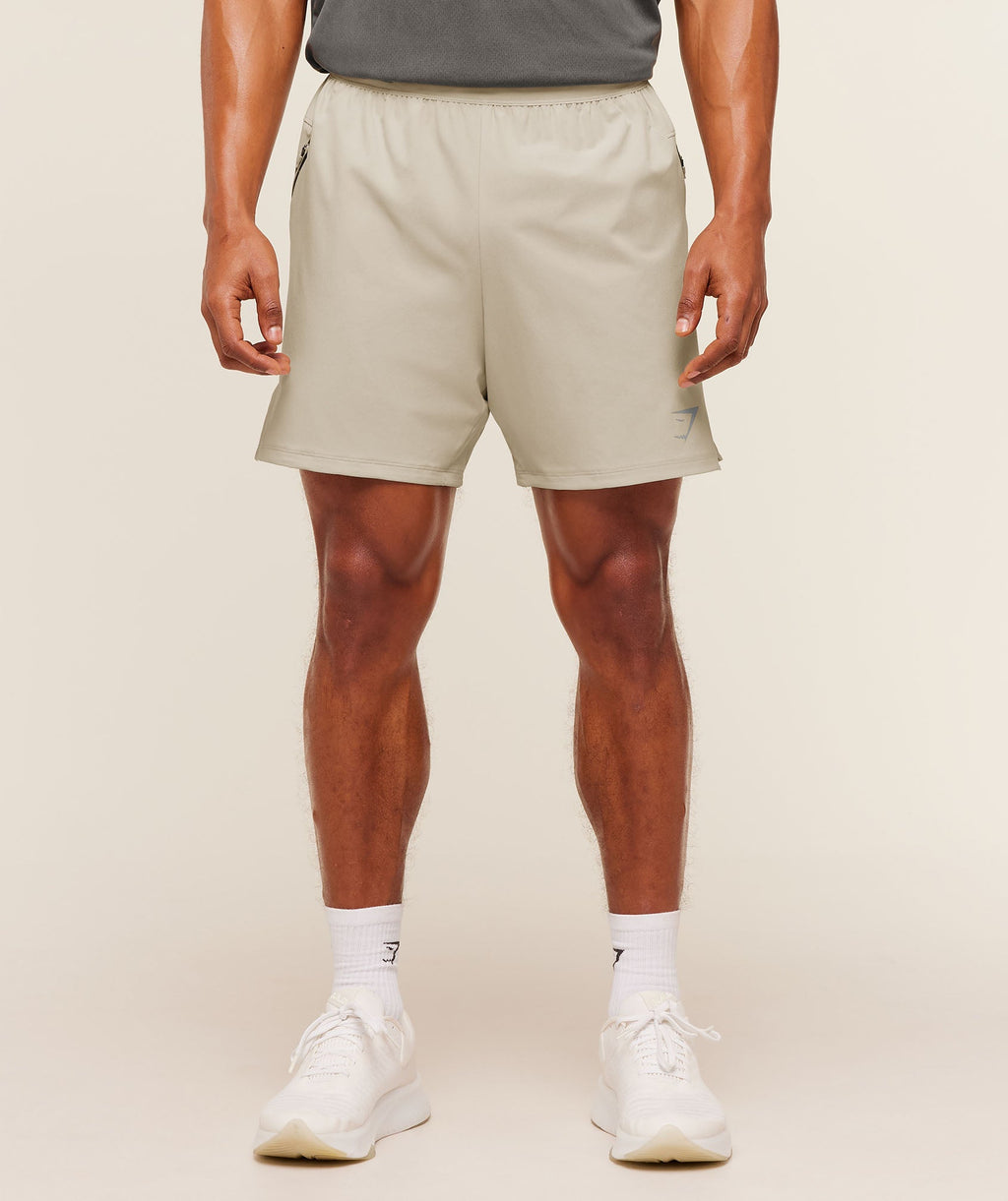 Sport Hybrid 6" Shorts - Pebble Grey — imagem 2