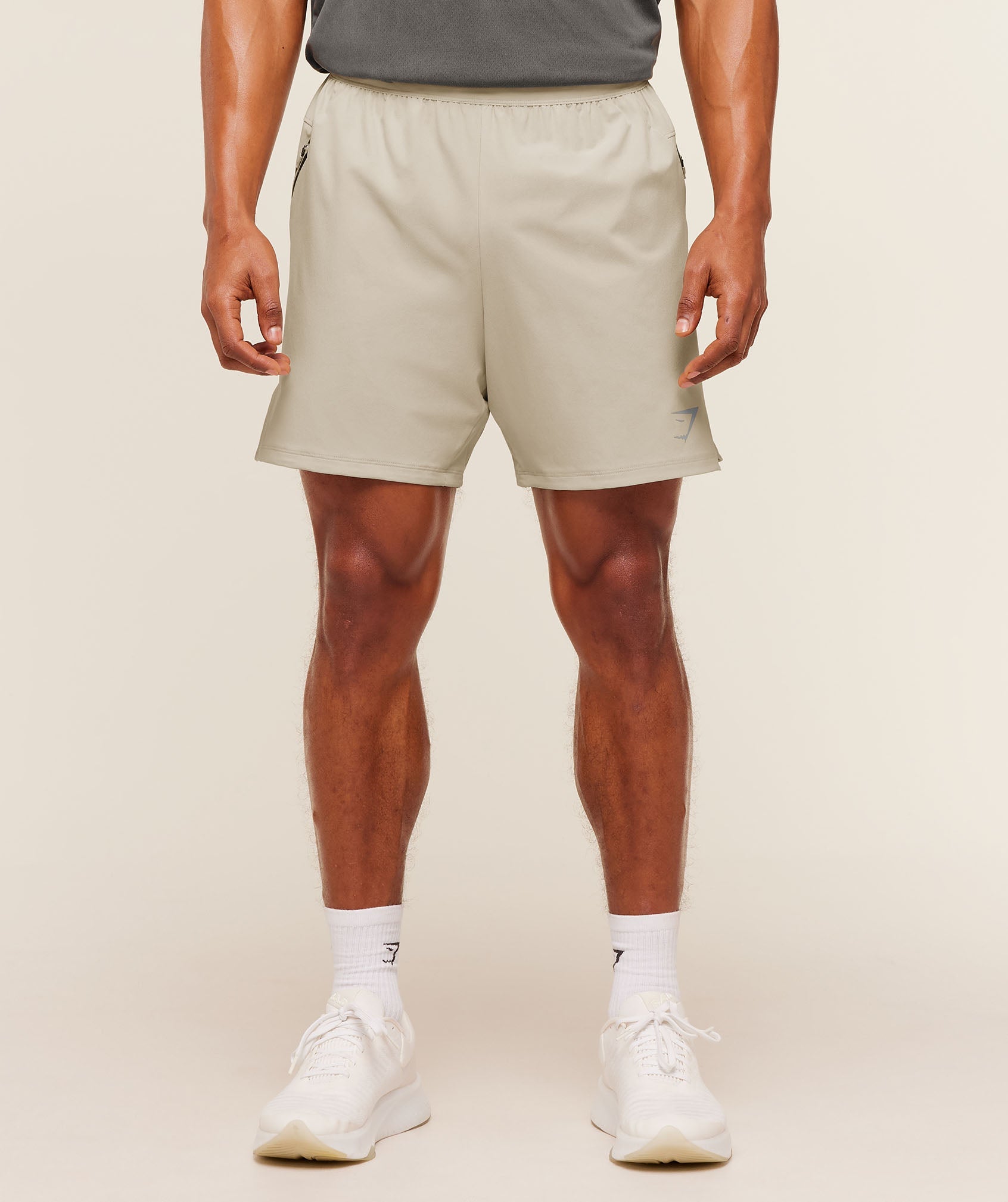 Sport Hybrid 6" Shorts - Pebble Grey — imagem 2
