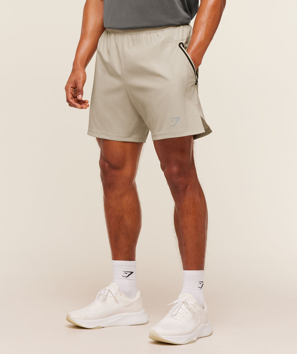 Sport Hybrid 6" Shorts - Pebble Grey — imagem 1