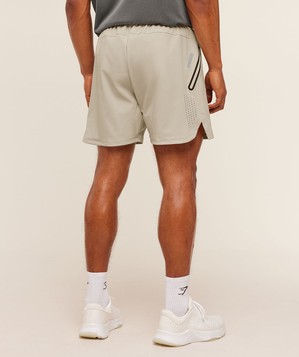 Sport Hybrid 6" Shorts - Pebble Grey — imagem 3