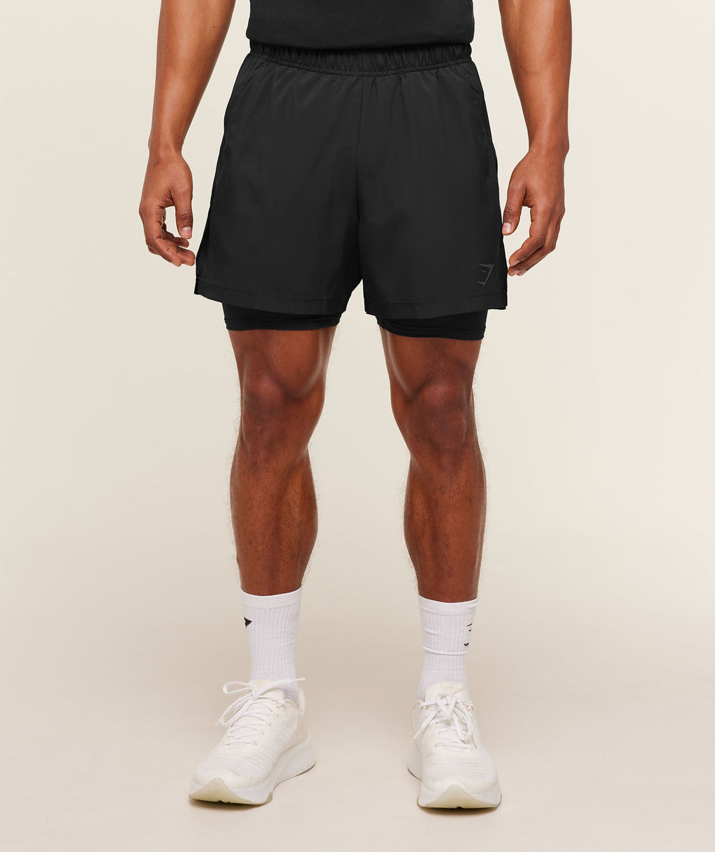 Sport 5" 2 in 1 Shorts - Black — imagem 2