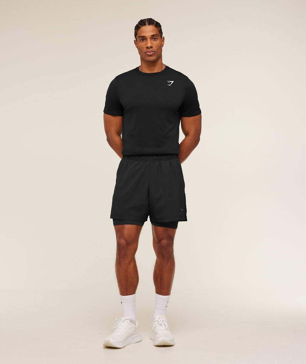 Sport 5" 2 in 1 Shorts - Black — imagem 4