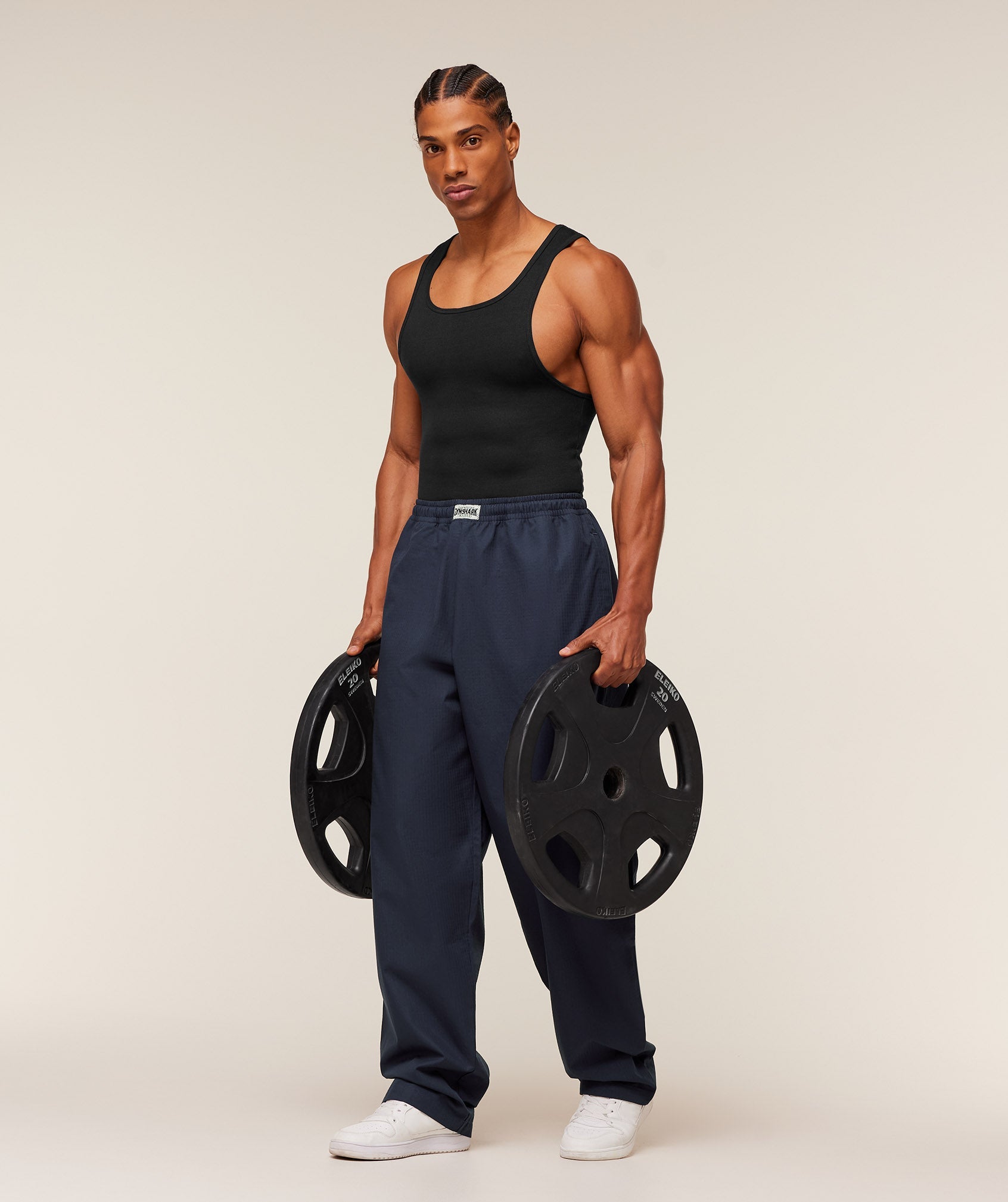 Straight Leg Pumper Pants - Heavy Blue — imagem 6