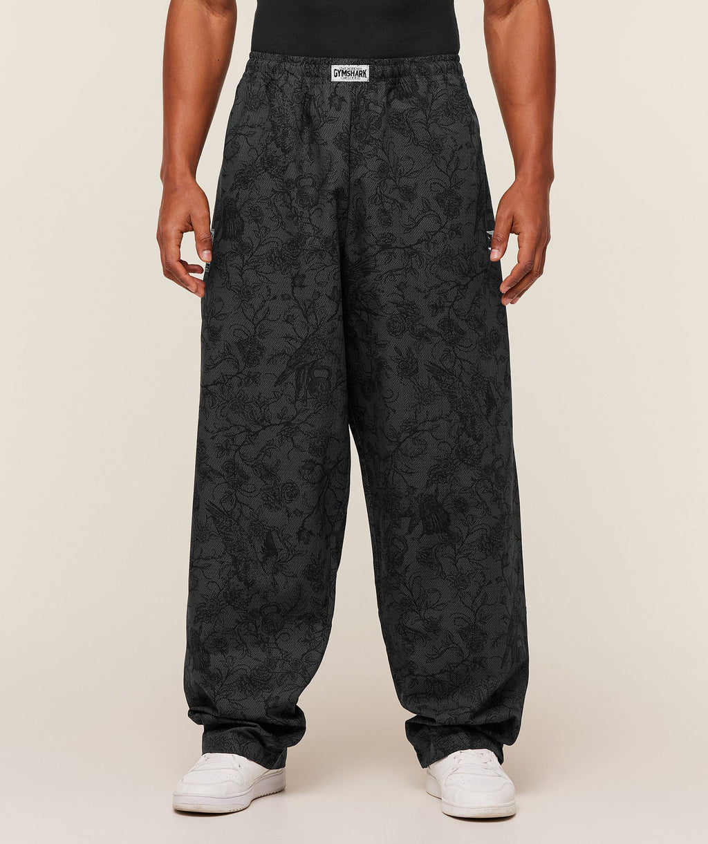 Straight Leg Pumper Pants - Black/Grey — imagem 2