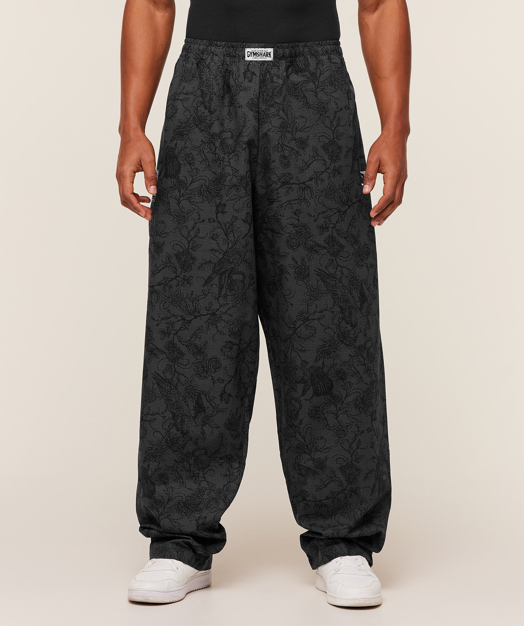 Straight Leg Pumper Pants - Black/Grey — imagem 2