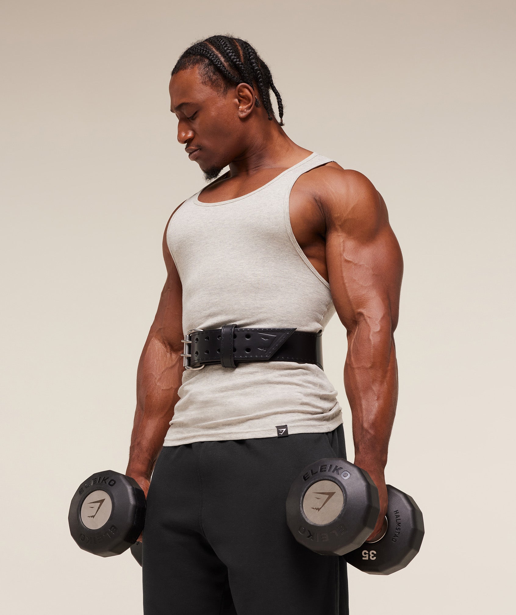 Tapered Double Prong Lifting Belt - Black — imagem 3