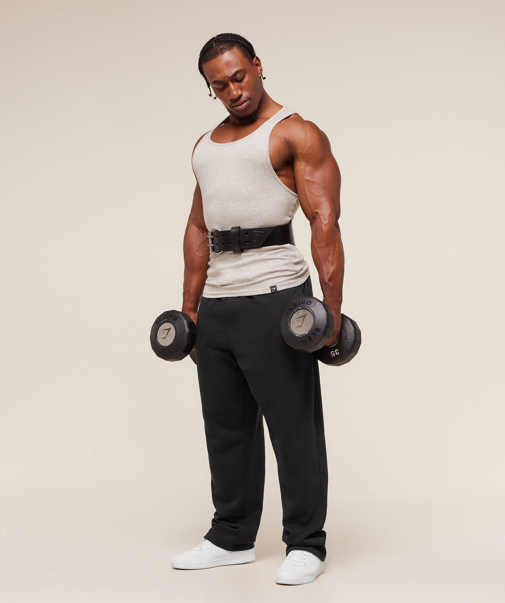 Tapered Double Prong Lifting Belt - Black — imagem 4