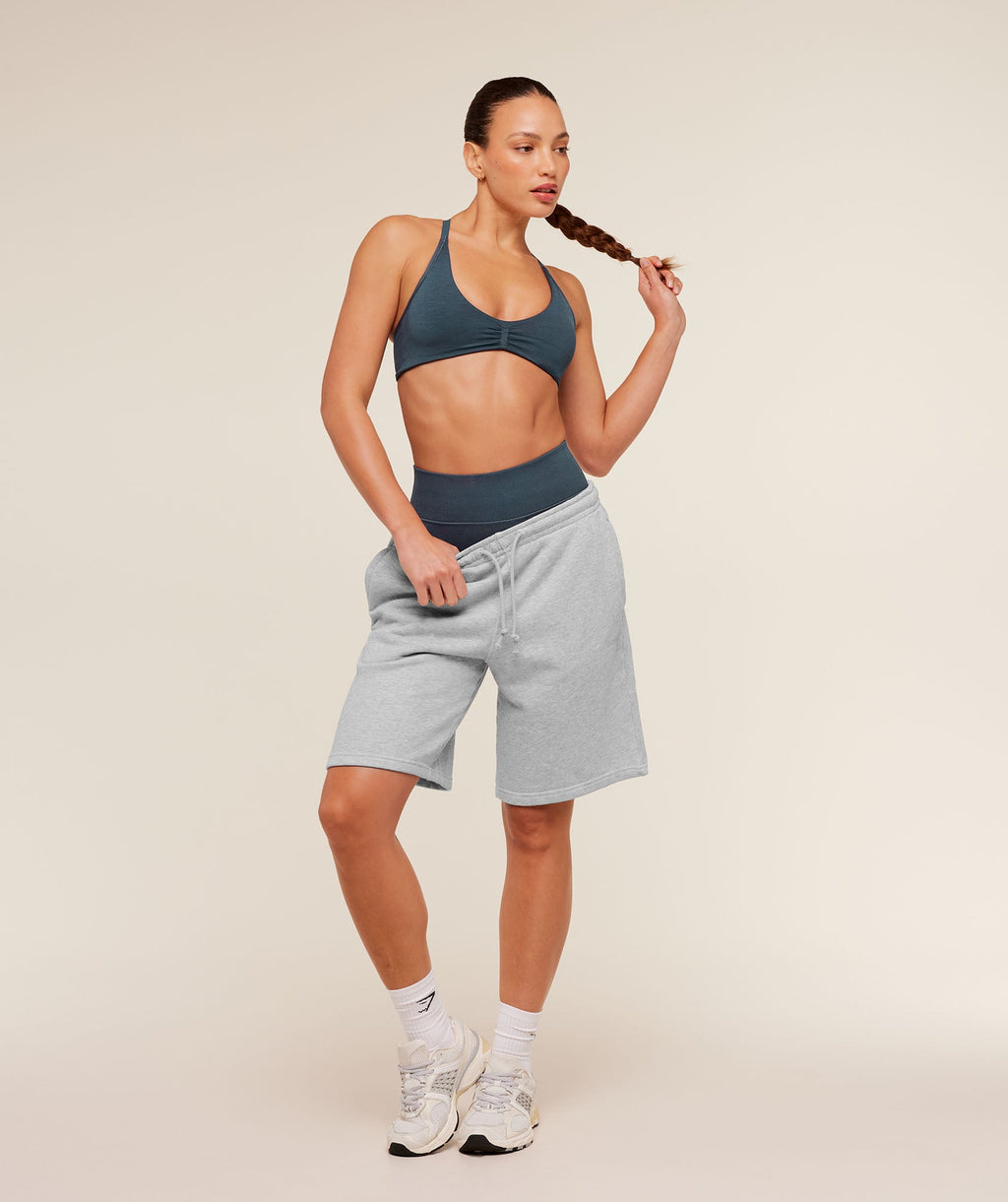 To From Shorts - Bros Soft Grey Marl — imagem 2