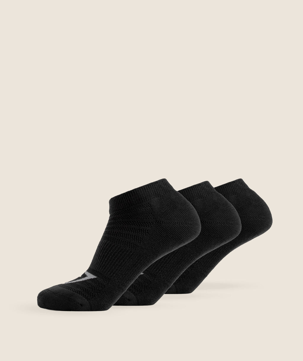 Trainer Socks 3pk - Black — imagem 1