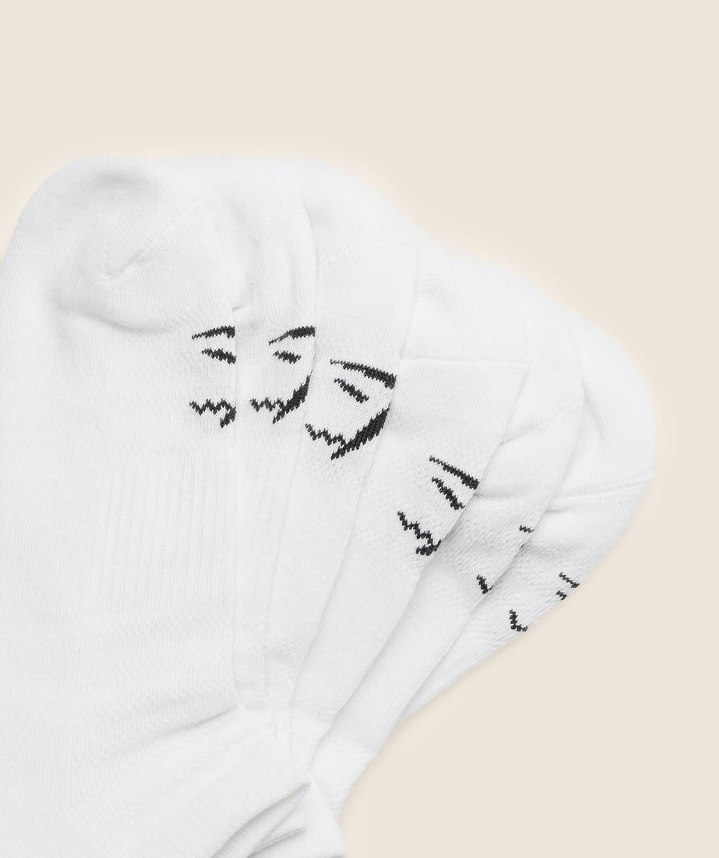 Trainer Socks 3pk - White — imagem 3