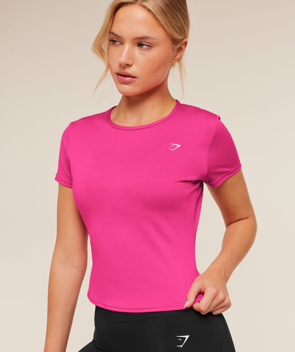 Training Baby Tee - Super-Set Pink — imagem 4